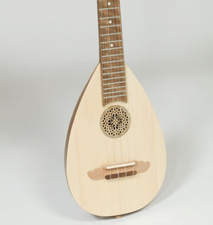 HEARTLAND BAROQUE UKULELE, 4 STRING SOPRANO WALNUT