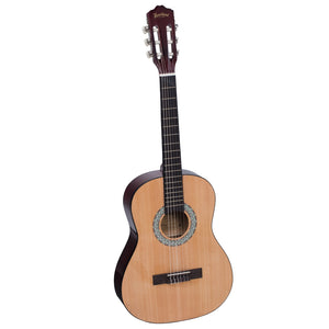 HEARTLAND 3/4 STUDENT BEGINNERS NYLON CLASSIC GUITAR PACK NATURAL FINISH