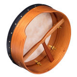 MUZIKOR HEARTLAND 16"X6" RED CEDAR BODHRAN TUNABLE T-BAR DEEP TUNE DRUM