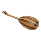 HEARTLAND BAROQUE UKULELE, 4 STRING BARITONE VARIEGATED WALNUT AND LACEWOOD