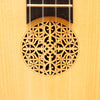 HEARTLAND BAROQUE UKULELE, 4 STRING CONCERT VARIEGATED WALNUT AND LACEWOOD
