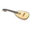 HEARTLAND BAROQUE UKULELE, 4 STRING SOPRANO VARIEGATED WALNUT AND LACEWOOD