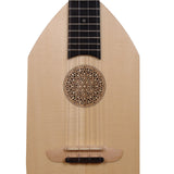 HEARTLAND BAROQUE UKULELE, 4 STRING TENOR VARIEGATED WALNUT AND LACEWOOD