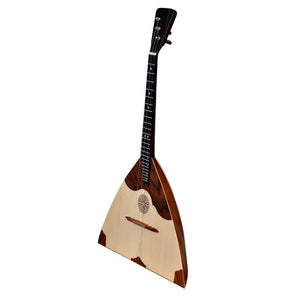 HEARTLAND PRIMA BALALAIKA, 3 STRING VARIEGATED ROSEWOOD AND LACEWOOD