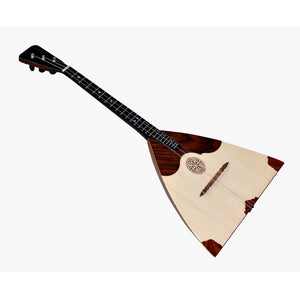 HEARTLAND PRIMA BALALAIKA, 3 STRING VARIEGATED ROSEWOOD AND LACEWOOD