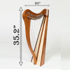 22 STRING ARD RI HARP ROSEWOOD