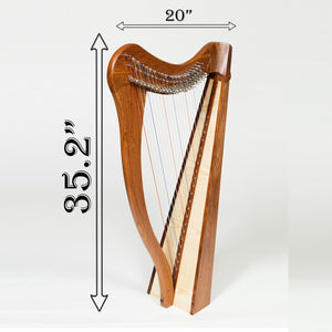 22 STRING ARD RI HARP ROSEWOOD