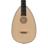 LUTE GUITAR, 6 STRING VARIEGATED LACEWOOD ROSEWOOD