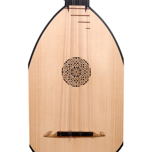 LUTE UKULELE, 6 STRINGS TENOR VARIEGATED ROSEWOOD LACEWOOD