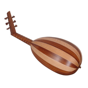 LUTE UKULELE, 6 STRINGS TENOR VARIEGATED ROSEWOOD LACEWOOD