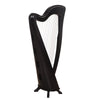 MCHUGH HARP 38 STRING IN WALNUT WOOD COLOURED BLACK ROUND BACK