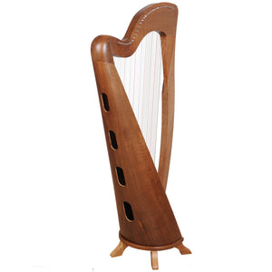MCHUGH HARP 38 STRING IN WALNUT WOOD ROUND BACK