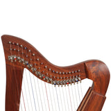 MCHUGH HARP 20 NYLON STRING IN ROSEWOOD FLATBACK