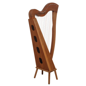 MCHUGH HARP 29 STRING IN WALNUT WOOD FLATBACK