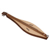 MOUNTAIN DULCIMER, 4 STRING TEARDROP TURN SCROLL F-HOLE WALNUT