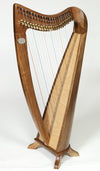 22 STRING CLADDAGH HARP WALNUT