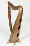 22 STRING CLADDAGH HARP WALNUT