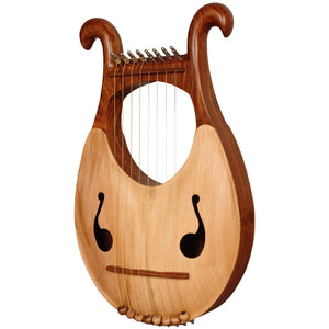 MUZIKOR LYRE HARP 8 STRINGS ROSEWOOD