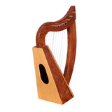 MUZIKOR O'CAROLAN HARP, 9 STRINGS ROSEWOOD CELTIC DRAGON