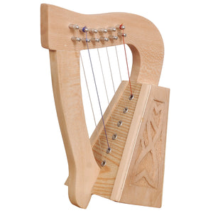 O'CAROLAN HARP, 6 STRINGS LACEWOOD KNOTWORK
