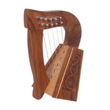 O'CAROLAN HARP, 5 STRINGS ROSEWOOD KNOTWORK