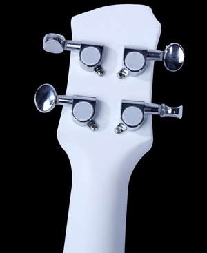 PANDA WHITE ELECTRIC UKULELE WITH BAG