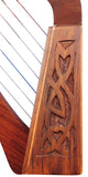 MUZIKOR O'CAROLAN HARP, 7 STRINGS ROSEWOOD KNOTWORK