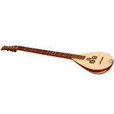 HEARTLAND WILDWOOD DULCIMER BANJO, 4 STRING VARIEGATED ROSEWOOD LACEWOOD