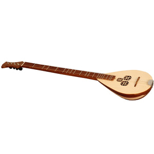 HEARTLAND WILDWOOD DULCIMER BANJO, 4 STRING VARIEGATED ROSEWOOD LACEWOOD