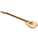 HEARTLAND WILDWOOD DULCIMER BANJO, 4 STRING VARIEGATED WALNUT LACEWOOD