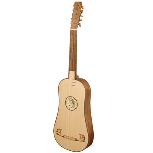 HEARTLAND SELLAS BAROQUE GUITAR, 5 COURSE WALNUT