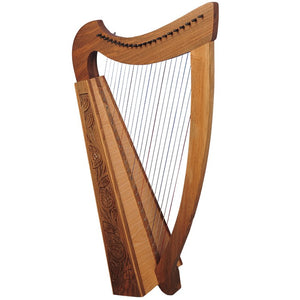 22 STRING TRINITY HARP WALNUT