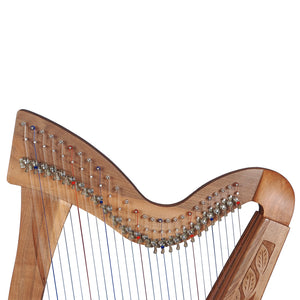 27 STRING TRINITY HARP WALNUT
