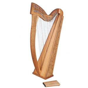 27 STRING TRINITY HARP WALNUT