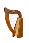 MUZIKOR O'CAROLAN HARP,8 STRINGS ROSEWOOD KNOTWORK