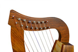 MUZIKOR O'CAROLAN HARP,8 STRINGS ROSEWOOD KNOTWORK