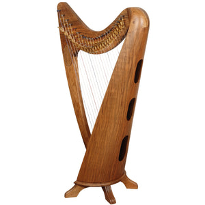 24 STRING CLADDAGH HARP WALNUT