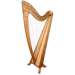 34 STRING CLADDAGH HARP WALNUT