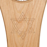 MINI KINNOR HARP, 10 STRINGS LACEWOOD