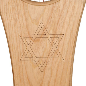 MINI KINNOR HARP, 10 STRINGS LACEWOOD