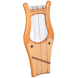 MUZIKOR MINI KINNOR HARP, 10 STRINGS RED CEADER