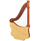 LUTE HARP, 22 STRINGS ROSEWOOD