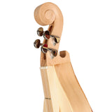 4 STRING MOUNTAIN DULCIMER KNOTWORK SCROLL LACEWOOD WITH NICKEL FINISH HARDWARE
