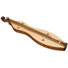 4 STRING MOUNTAIN DULCIMER KNOTWORK SCROLL WALNUT WITH NICKEL FINISH HARDWARE