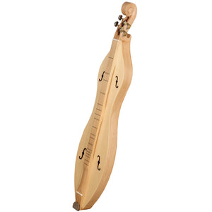 4 STRING MOUNTAIN DULCIMER F-HOLE LACEWOOD WITH NICKEL FINISH HARDWARE