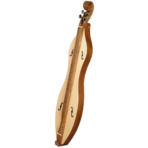 4 STRING MOUNTAIN DULCIMER F-HOLE WALNUT WITH NICKEL FINISH HARDWARE