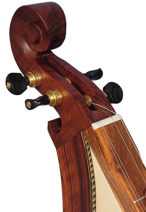 4 STRING MOUNTAIN DULCIMER F-HOLE ROSEWOOD WITH PURFLING