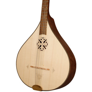 TRADITIONAL IRISH BOUZOUKI, 8 STRINGS WALNUT WITH SPRUCE TOP C103 PURFLING