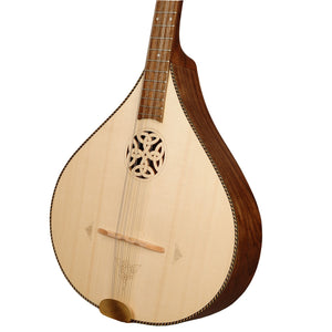 TRADITIONAL IRISH BOUZOUKI, 8 STRINGS WALNUT WITH SPRUCE TOP C103 PURFLING