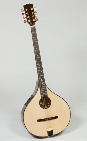 TRADITIONAL ELECTRO ACOUSTIC IRISH CONCERT BOUZOUKI , 8 STRINGS ,MAPLE BODY WITH SPRUCE TOP